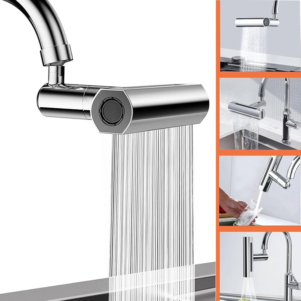 Accessoire De Robinet à Cascade Rotatif 4en1